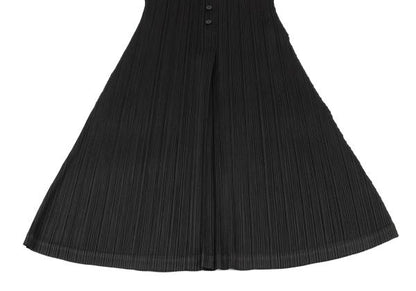 PLEATS PLEASE Pleated Sleeveless Skipper Dress Black Size 3