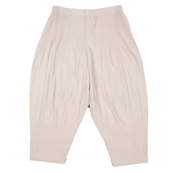 HOMME PLISSE ISSEY MIYAKE Pleated Pants Beige Size 3