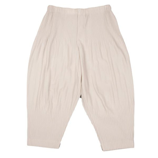 HOMME PLISSE ISSEY MIYAKE Pleated Pants Beige Size 3