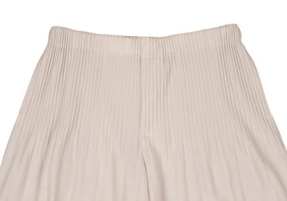 HOMME PLISSE ISSEY MIYAKE Pleated Pants Beige Size 3