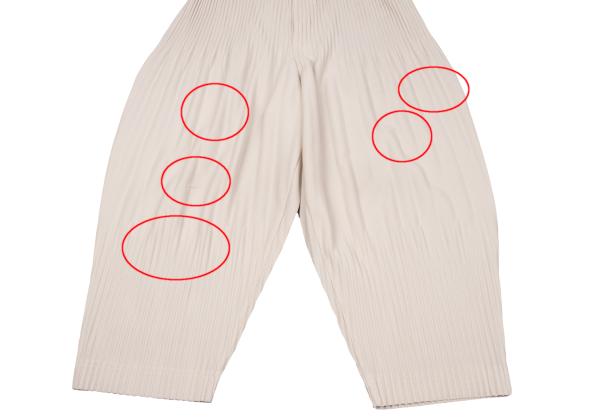 HOMME PLISSE ISSEY MIYAKE Pleated Pants Beige Size 3