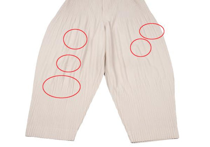 HOMME PLISSE ISSEY MIYAKE Pleated Pants Beige Size 3