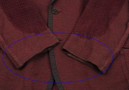 ISSEY MIYAKE A-POC Dyed Sashiko Panel Jacket Red Size 3