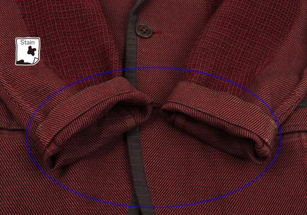 ISSEY MIYAKE A-POC Dyed Sashiko Panel Jacket Red Size 3
