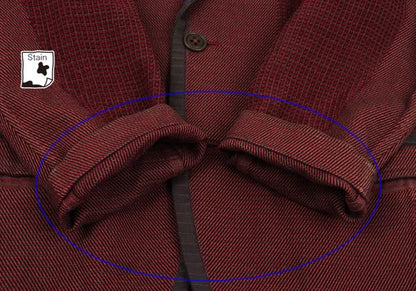 ISSEY MIYAKE A-POC Dyed Sashiko Panel Jacket Red Size 3