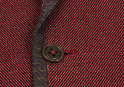 ISSEY MIYAKE A-POC Dyed Sashiko Panel Jacket Red Size 3