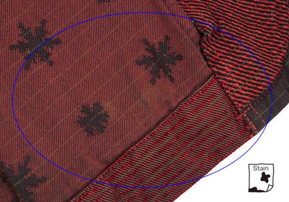 ISSEY MIYAKE A-POC Dyed Sashiko Panel Jacket Red Size 3