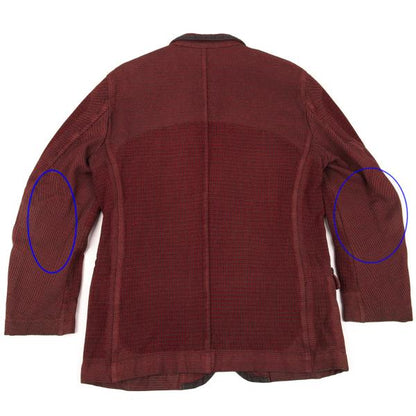 ISSEY MIYAKE A-POC Dyed Sashiko Panel Jacket Red Size 3