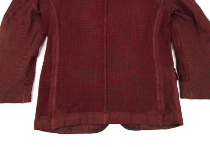 ISSEY MIYAKE A-POC Dyed Sashiko Panel Jacket Red Size 3