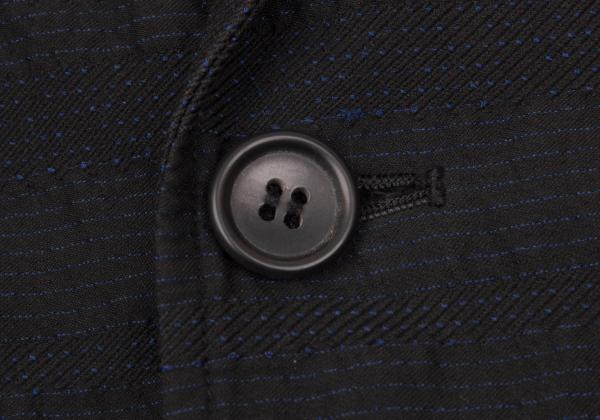 ISSEY MIYAKE A-POC Border Weave 3B Jacket Navy Size 1