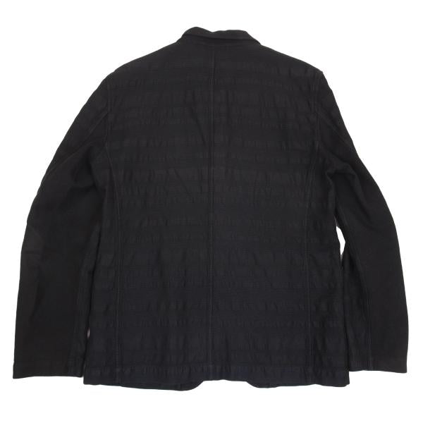 ISSEY MIYAKE A-POC Border Weave 3B Jacket Navy Size 1