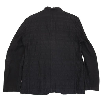 ISSEY MIYAKE A-POC Border Weave 3B Jacket Navy Size 1