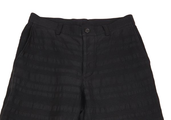 ISSEY MIYAKE A-POC Striped Weave Pants Navy Size 1