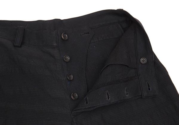 ISSEY MIYAKE A-POC Striped Weave Pants Navy Size 1