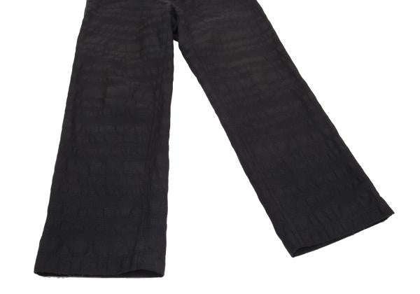 ISSEY MIYAKE A-POC Striped Weave Pants Navy Size 1