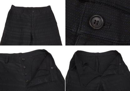 ISSEY MIYAKE A-POC Border Weave Suit Navy Size 1