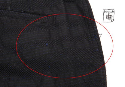 ISSEY MIYAKE A-POC Border Weave Suit Navy Size 1