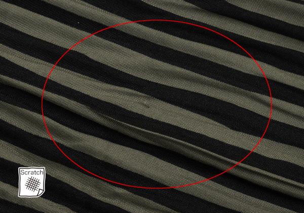 ISSEY MIYAKE MEN Pleated Stripe Band Shirt Black Size M