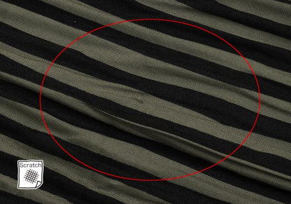 ISSEY MIYAKE MEN Pleated Stripe Band Shirt Black Size M