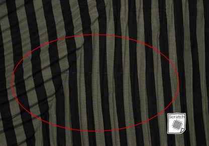 ISSEY MIYAKE MEN Pleated Stripe Band Shirt Black Size M