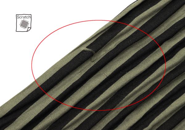 ISSEY MIYAKE MEN Pleated Stripe Band Shirt Black Size M