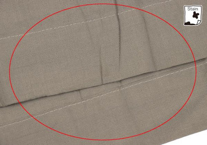 ISSEY MIYAKE MEN Wrinkle Pleat Band Collar Shirt Gray Size M