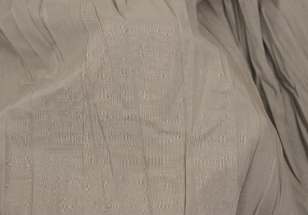 ISSEY MIYAKE MEN Wrinkle Pleat Band Collar Shirt Gray Size M