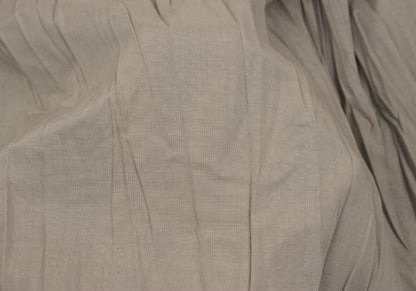 ISSEY MIYAKE MEN Wrinkle Pleat Band Collar Shirt Gray Size M