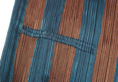 ISSEY MIYAKE MEN Metallic Pleated Vest Blue/Orange Size M