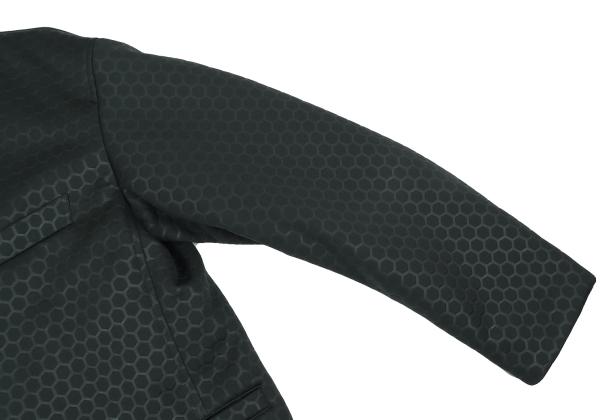 ISSEY MIYAKE MEN Hexagon Embossed Jacket Green Size 2