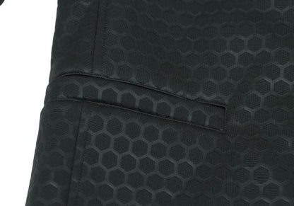 ISSEY MIYAKE MEN Hexagon Embossed Jacket Green Size 2
