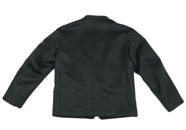 ISSEY MIYAKE MEN Hexagon Embossed Jacket Green Size 2