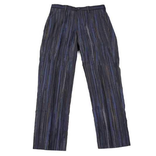 ISSEY MIYAKE MEN Cotton Poly Blurred Pants Blue Size 2