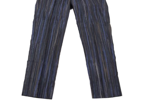 ISSEY MIYAKE MEN Cotton Poly Blurred Pants Blue Size 2