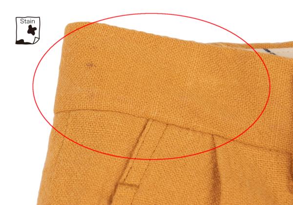 ISSEY MIYAKE MEN Linen Two-Tuck Pants Mustard Size M
