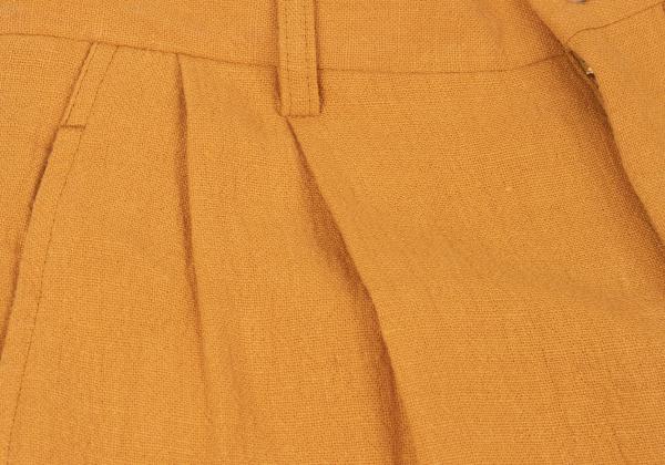 ISSEY MIYAKE MEN Linen Two-Tuck Pants Mustard Size M