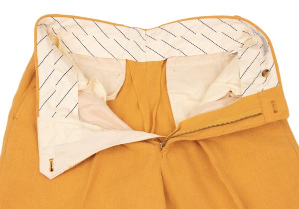 ISSEY MIYAKE MEN Linen Two-Tuck Pants Mustard Size M