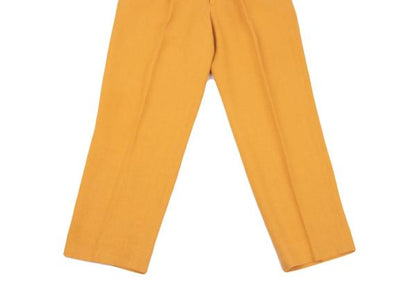 ISSEY MIYAKE MEN Linen Two-Tuck Pants Mustard Size M