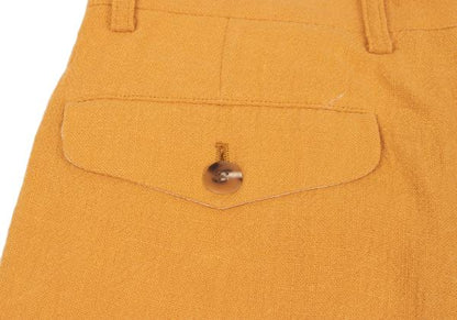 ISSEY MIYAKE MEN Linen Two-Tuck Pants Mustard Size M