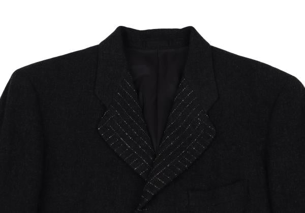 ISSEY MIYAKE MEN Stripe Design Jacket Charcoal Size M