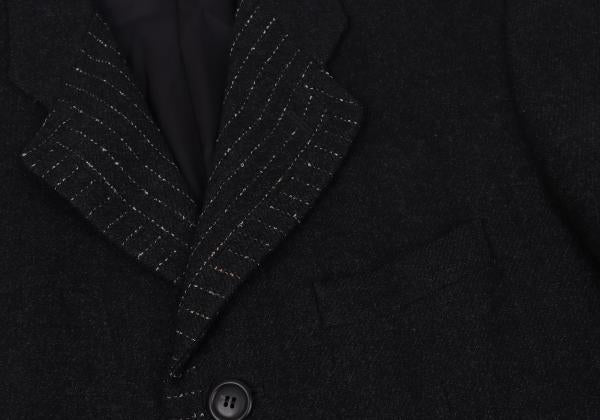 ISSEY MIYAKE MEN Stripe Design Jacket Charcoal Size M