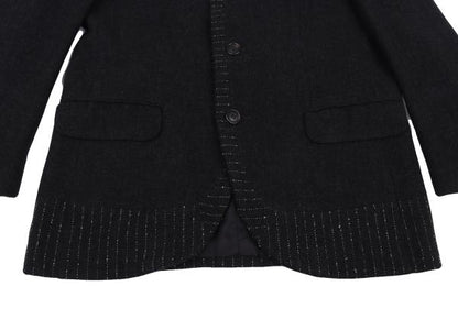 ISSEY MIYAKE MEN Stripe Design Jacket Charcoal Size M