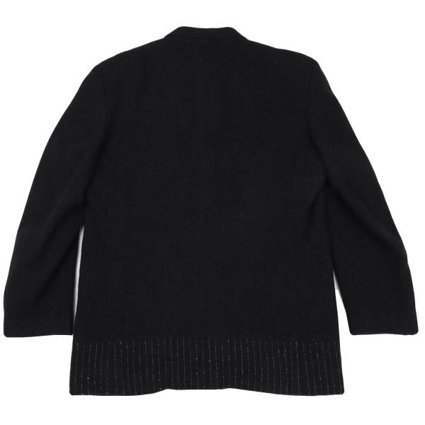 ISSEY MIYAKE MEN Stripe Design Jacket Charcoal Size M