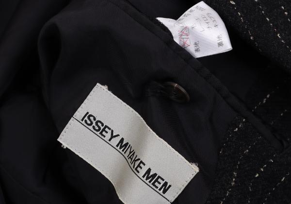 ISSEY MIYAKE MEN Stripe Design Jacket Charcoal Size M