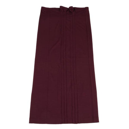 COMME des GARCONS Wool Stretch Pintuck Skirt Red Size M