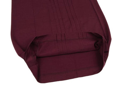 COMME des GARCONS Wool Stretch Pintuck Skirt Red Size M