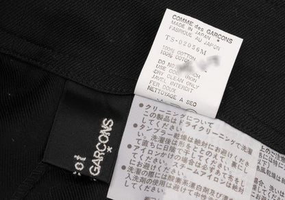 tricot COMME des GARCONS Cotton Dart Skirt Black Size M
