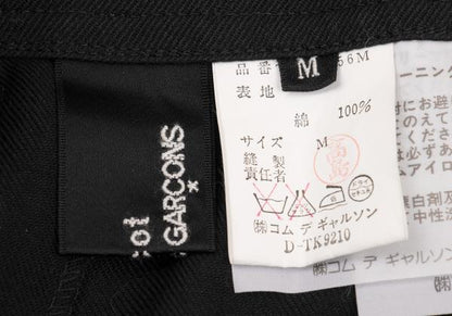 tricot COMME des GARCONS Cotton Dart Skirt Black Size M