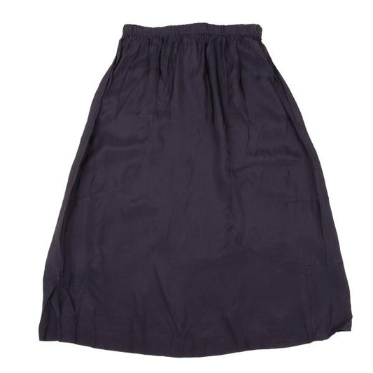 COMME des GARCONS Round Panel Cupro Skirt Blue Size M