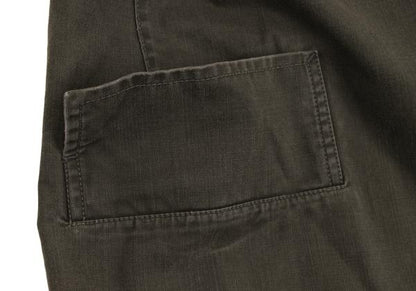 Y's Dyed Cotton Buttonless Jacket Khaki Size 1